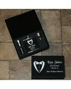 Groomsmen Gifts Flask Set