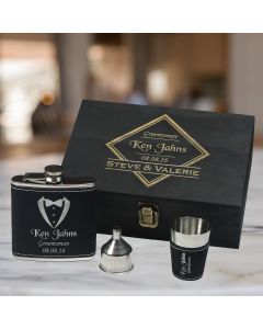 The Appaloosa Groomsmen Gift Flask Set