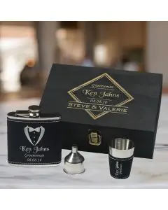 The Appaloosa Groomsmen Gift Flask Set