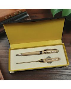 Maple Pen/Letter Opener Set