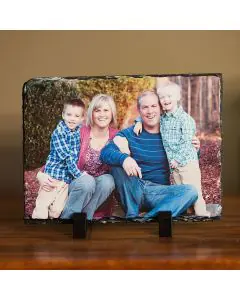 Photo Personalized Rectangle Slate Rock Plaque