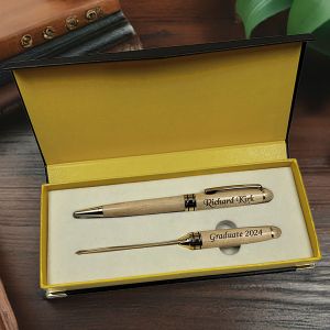 Maple Pen/Letter Opener Set